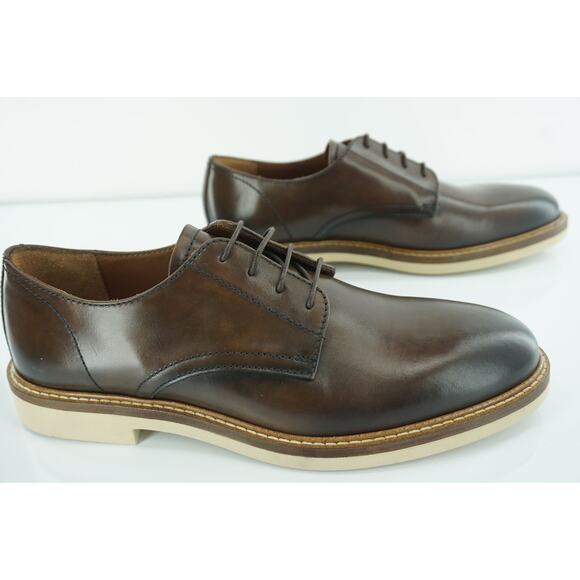 To Boot New York Marseille Plain Toe Derby Oxford Shoe Sz 8.5 Lace Up $375 Brown main image 9